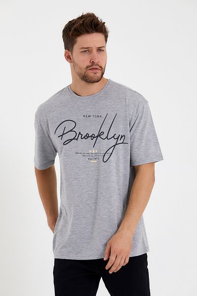 Superlife Superlife Men's Crew Neck Standard ® Ular Fit T-Shirt Spr22Ts110