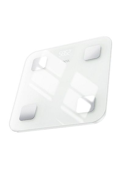 REDz Accessories Dispozitiv inteligent pentru baie pentru monitorizarea grăsimii corporale, Hoco HI21, alb