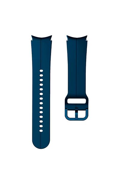 REDz Accessories Curea sport pentru ceas Samsung Galaxy, reglabilă, cu dungi, silicon, albastră