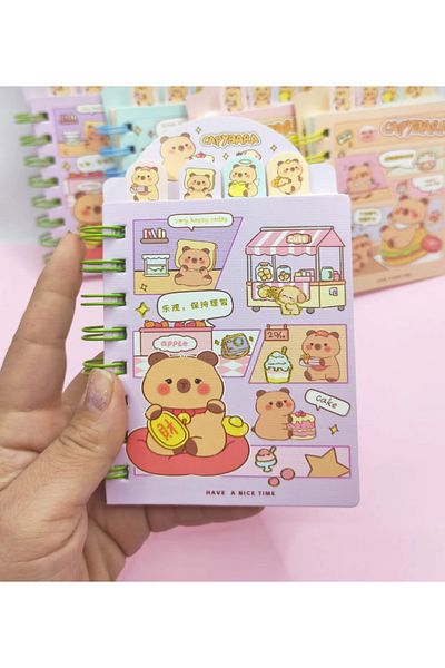 synshop Capybara Capybara Notebook 14x9 cm