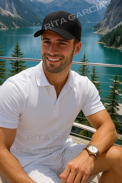 Ritagarcia Унисекс регулируема черна спортна основна шапка