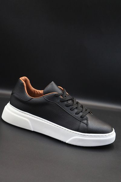 HEROD Men's Black Sneaker Shoes |   Light Sole, City Style, Daily Comfortable Use
