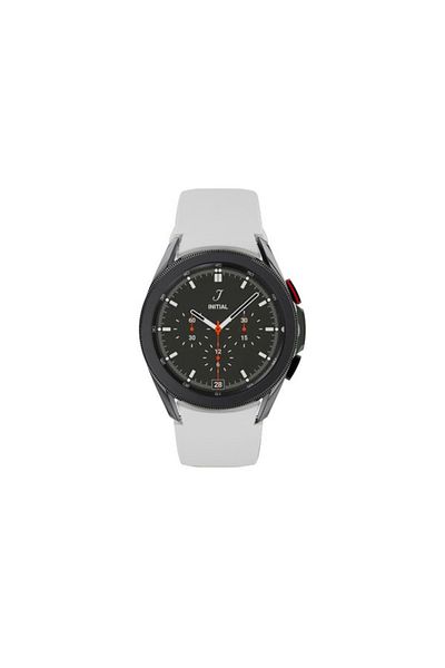 REDz Accessories Curea de ceas inteligent pentru Samsung Galaxy Watch 4/5/5 Pro/6, lățime 20 mm, silicon, albă