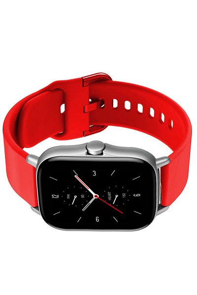 REDz Accessories Curea de ceas inteligent pentru Samsung Galaxy Watch/Huawei Watch GT, silicon, roșie - 20 mm