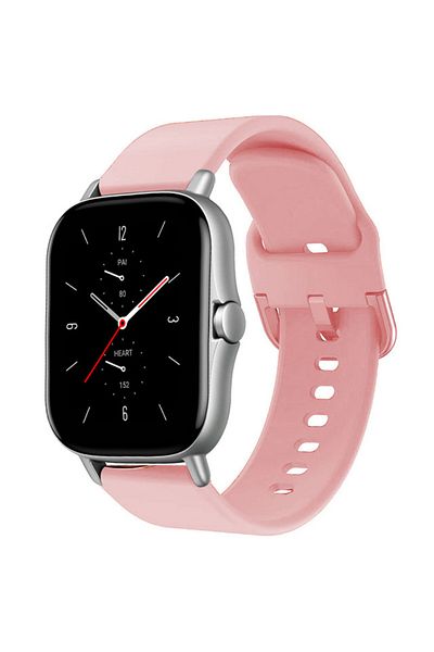 REDz Accessories Curea ceas inteligent pentru Samsung Galaxy Watch/Huawei Watch GT, silicon, roz - 22 mm
