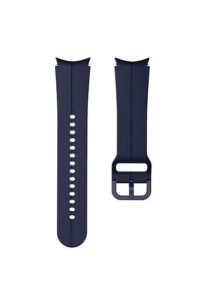 REDz Accessories Curea sport pentru ceas Samsung Galaxy, reglabilă, cu dungi, silicon, bleumarin