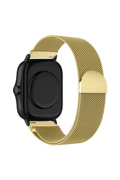 REDz Accessories Smartwatch Milanese Loop Strap, For Huawei Watch Gt Samsung Galaxy Watch/amazfit Gts, Gold - 22 Mm