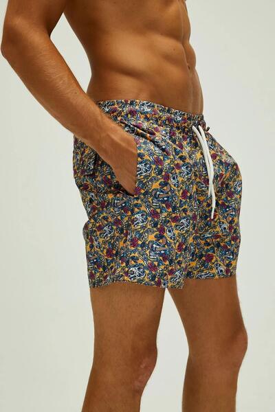 Bad Bear 22.01.09.003-C25 Farawell Men's Swim Shorts Yellow
