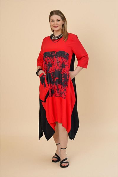 Zedd+ Plus 25167 Dress Red