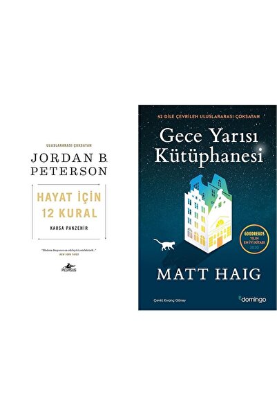 Koridor Yayıncılık hayat icin 12 kural + geceyarisi kutuphanesi =2 set