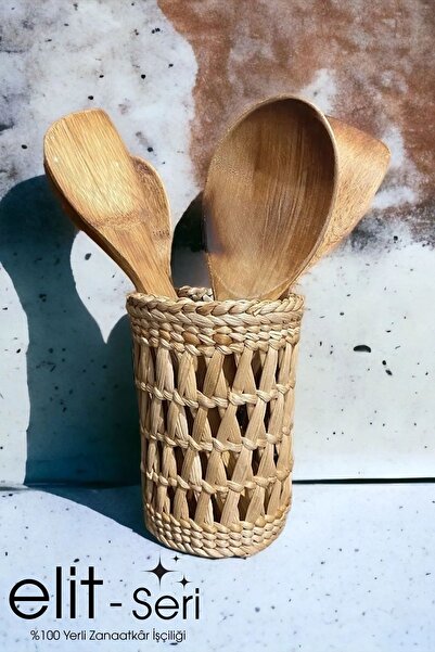 MİEN HOME | Elit Seri | 1. Sınıf - Çok Amaçlı Dekoratif Hasır Sepet Kaşıklık ...