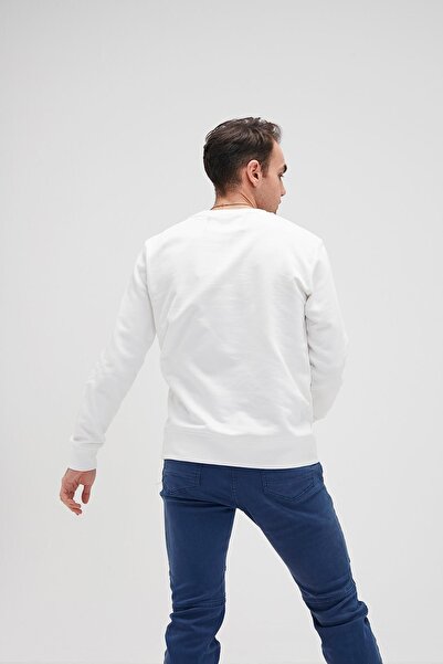 Bad Bear 19.02.12.003-C04 Bad Convex Men's Sweatshirt White