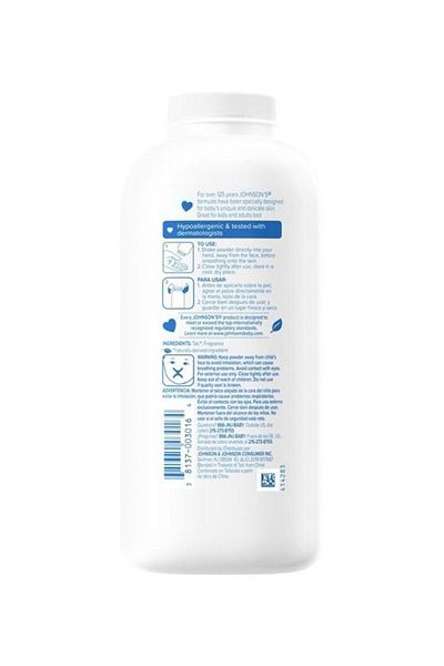 Johnson's Moisture Absorbing Body Powder for Dry Skin, 200g