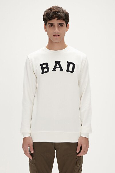 Bad Bear 19.02.12.003-C04 Bad Convex Men's Sweatshirt White