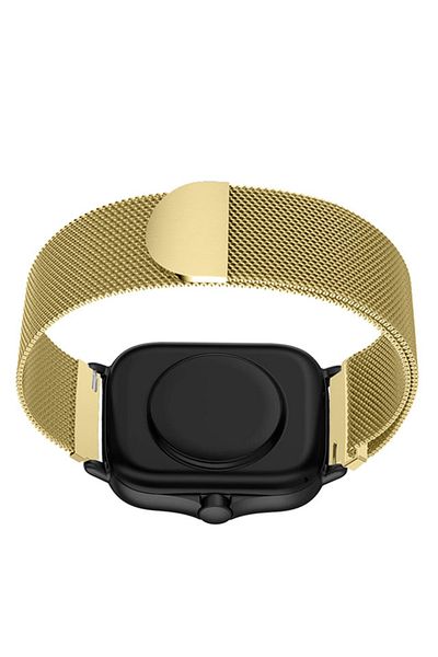 REDz Accessories Smartwatch Milanese Loop Strap, For Huawei Watch Gt Samsung Galaxy Watch/amazfit Gts, Gold - 22 Mm