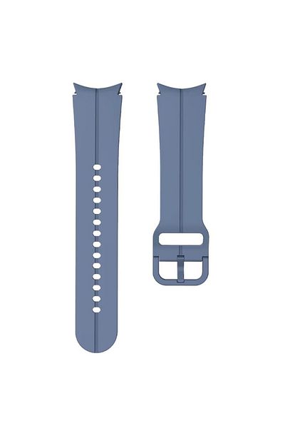 REDz Accessories Curea sport pentru Samsung Galaxy Watch, reglabilă, cu dungi, silicon, albastru deschis