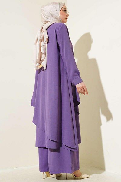 modasindoma women's hijab long double suit