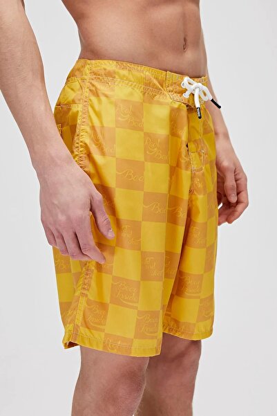 Bad Bear 21.01.09.001-C25 Backroll Men's Swim Shorts Yellow