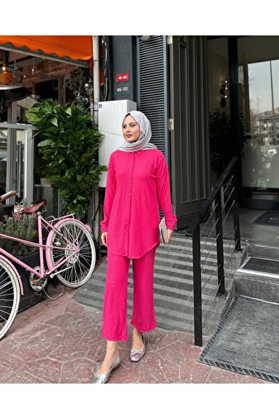 YILMAZBARMAZ Women's Wrapped Double Set