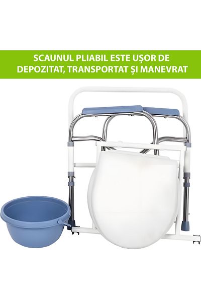 Regal Bliss Regal Bliss ® toilet seat, mobile toilet type for the room, foldable and adjustable