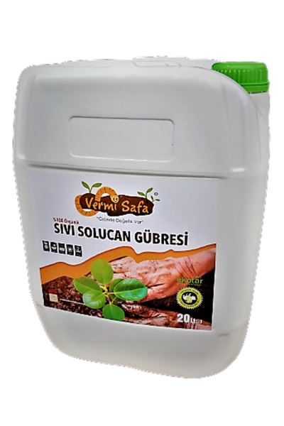 Vermisafa Organik Konsantre Sıvı Solucan Gübresi 20 Lt. Tüm Bitkileriniz Için Besleyici Güçlü Ve Etkili...