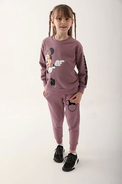 Disney Girl waiter tracksuit - dark lilac