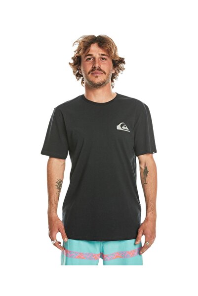 Quiksilver Eqyzt07657 Mw Mini Logo Ss Men's T-Shirt Black