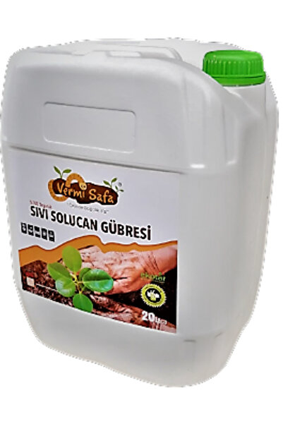 Vermisafa Organik Konsantre Sıvı Solucan Gübresi 20 Lt. Tüm Bitkileriniz Için Besleyici Güçlü Ve Etkili...