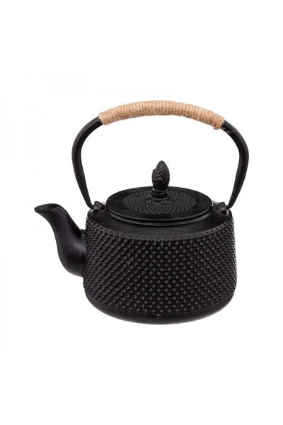 Secret de Gourmet Cast iron kettle, Flora Black, 1 liter