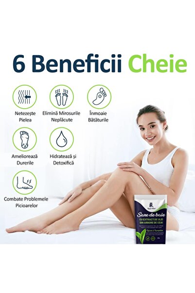 Regal Bliss Sare de baie ®, cu extract de ulei esential din arbore de ceai si sare,453g, 1 Buc