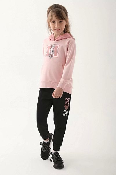 Disney Minnie Mouse Girl Waitress Tracksuit Set - Powder