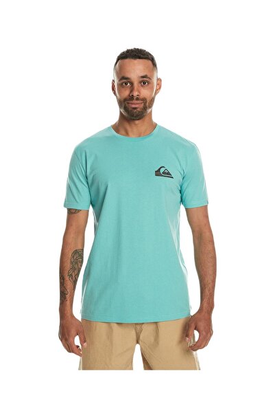 Quiksilver Eqyzt07657 Mw Mini Logo Ss Men's T-Shirt Blue
