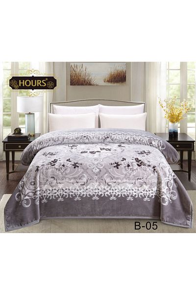 HOURS Horse blanket for two people, duvet cover, made of durable and soft, patterned fabric, 6 kg