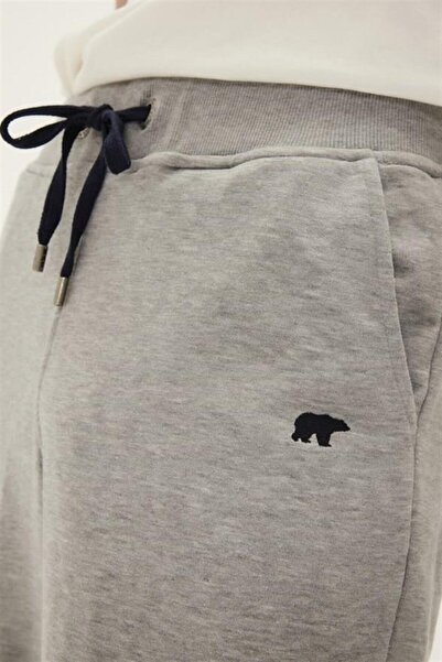Bad Bear 18.02.14.006-C19 Solid Men's Sweatpants Gray Melange