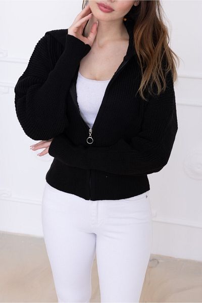Ugdelia Women's Full Fisherman Knitwear Cardigan