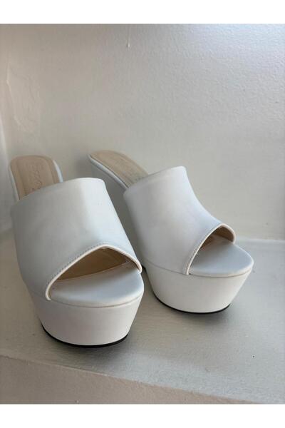 ZAPO حذاء نسائي ذو نعل مبطن باللون الأبيض