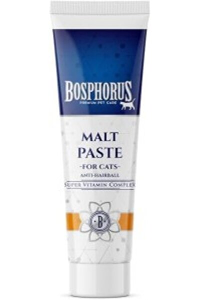 Bosphorus Kediler İçin Anti-Hairball Tüy Yumağı Oluşumu Önleyici Malt Macunu,...
