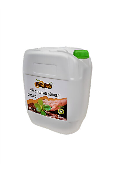 Vermisafa Organik Konsantre Sıvı Solucan Gübresi 20 Lt. Tüm Bitkileriniz Için...