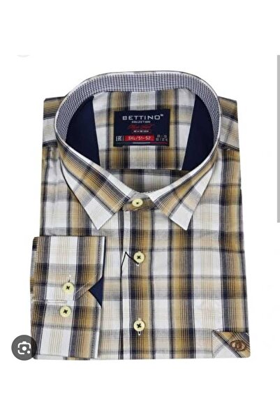 hodbehod BÜYÜK BEDEN ÜST KALİTE BABA GÖMLEK 2XL,3XL,4XL