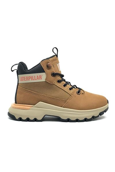 Caterpillar P312068 Colorado Sneaker Boot Casual Genuine Leather Unisex Boots Yellow