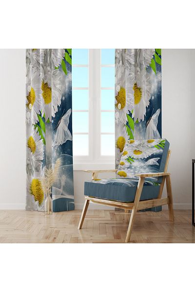 stellahomes Special Design Decorative Background Curtain 140X260 cm Single Wing