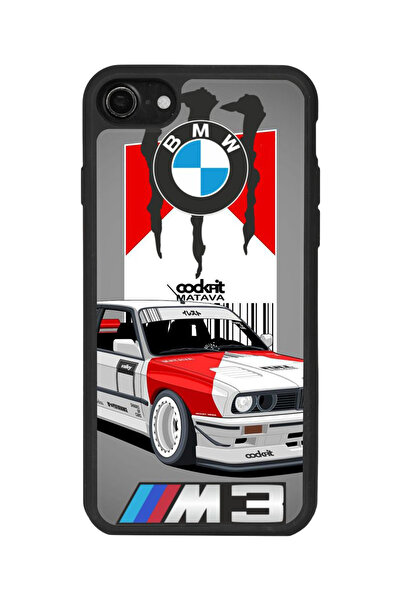 BGAKSESUAR iPhone SE Uyumlu Mat Siyah Kılıf – Yumuşak Silikon, Koruyucu, Şok Emici Kapak