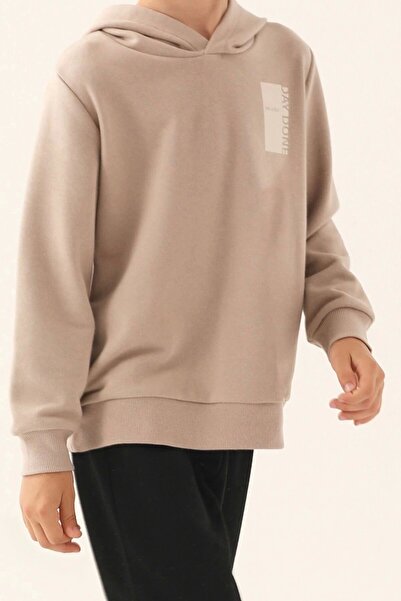 Arnetta Take A Rest Krem Erkek Çocuk Uzun Kol Eşofman Takım