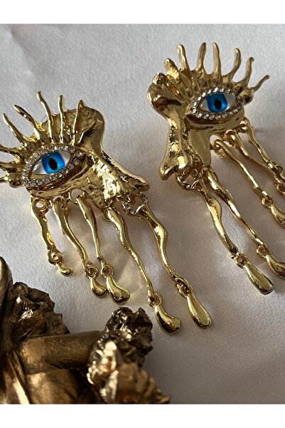 Aka Marka model göz,yüz figürlü küpe