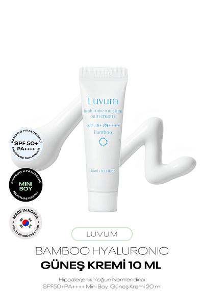 LUVUM Mini Size Bamboo Extract and Herbal Hyaluronic Acid Moisturizing Sunscreen Luvum Bamboo Sun 10 ml