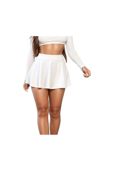 MAROVOAY Super mini fusta evazata