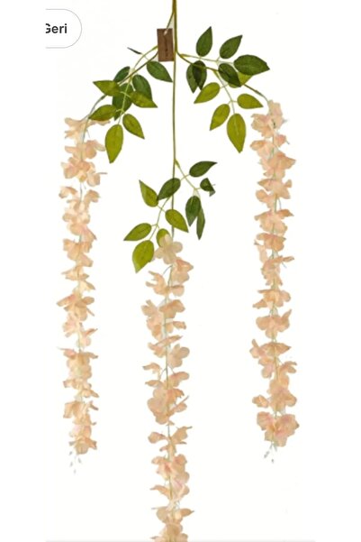 yapay çiçek evi 1 ADET SARKAN YAPAY SOMON AKASYA 3 DALLI 100 CM DEKORATİF NİŞ...