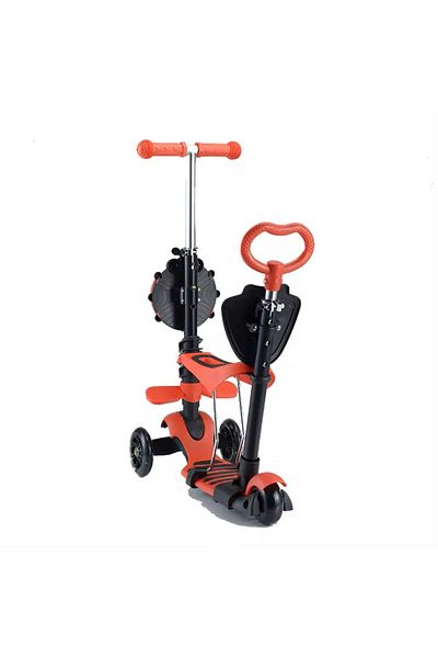 OEM Arvada Ultra Safe 5 In 1 Children's Scooter Wdks020, 1-3 Years, Light-up Wheels, Ladybug Decoration