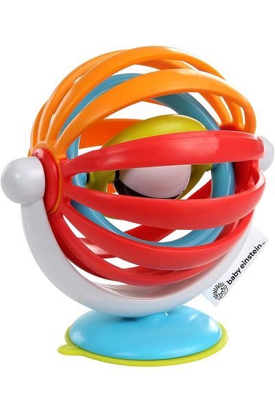 Baby Einstein baby+Baby Einstein, Sticky Spinner Booster & High Chair Activity Toy Spinning Wheel BPA-Free, Ages 3