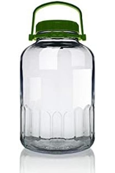 Pasabache Pasabahce 1113356 Harvest Jar, 8 Liter Capacity, Green
